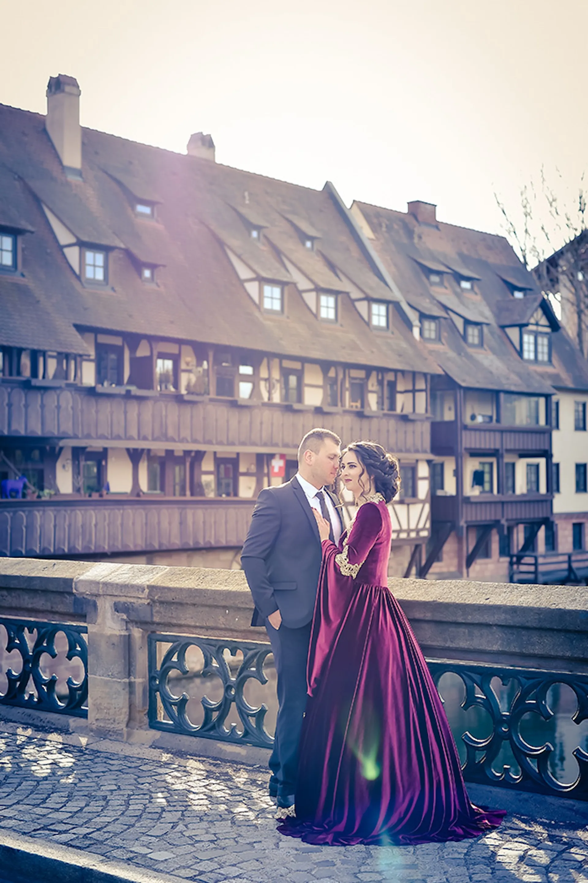 Altstadt Nürnberg Brautpaar Fotoshooting